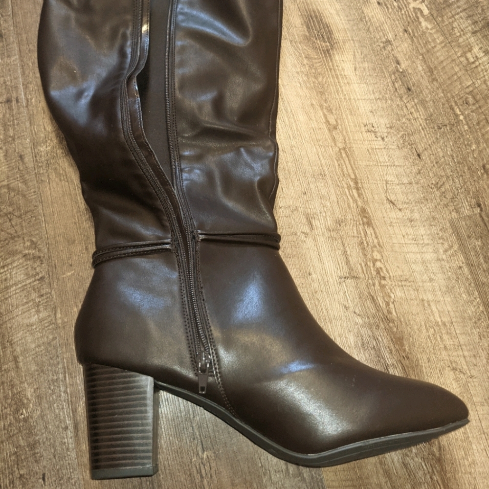 Dark Brown Calf Boots